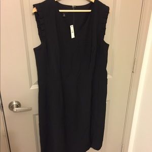 NWT Smooth black Talbots sheath dress - size 14